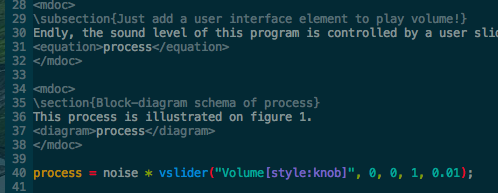 vim-faust Syntax Highlighting